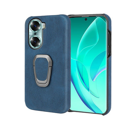 For Honor 60 Ring Holder PU Phone Case, For Honor 60