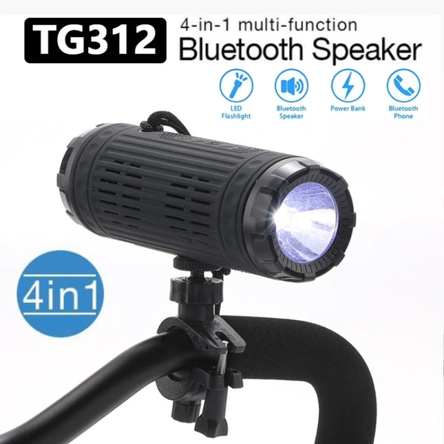 T&amp;G TG312 LED Tragbarer multifunktionaler kabelloser Bluetooth-Lautsprecher für den Außenbereich