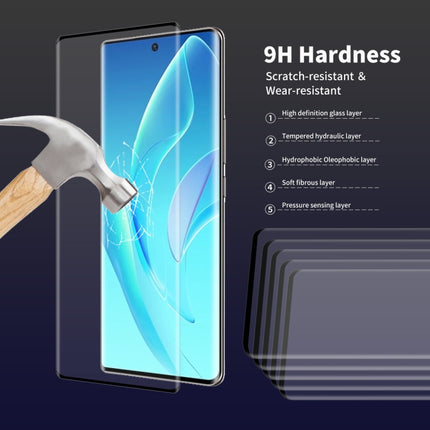 For Honor 60 ENKAY 3D Hot Bending Explosion-proof Full Tempered Glass Film, For Honor 60(1 PCS), For Honor 60(2 PCS), For Honor 60(5 PCS)