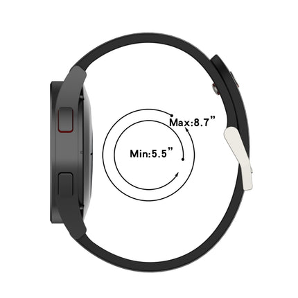 Two-Color Silicone Breathable Strap, For Samsung Galaxy Watch 4 Classic 46mm, For Samsung Galaxy Watch 4 Classic 42mm