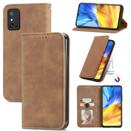 Retro Skin Feel Magnetic Horizontal Flip Leather Phone Case, For Nokia G300, For  Honor 60, For Honor X10 Max 5G, For Honor X30i