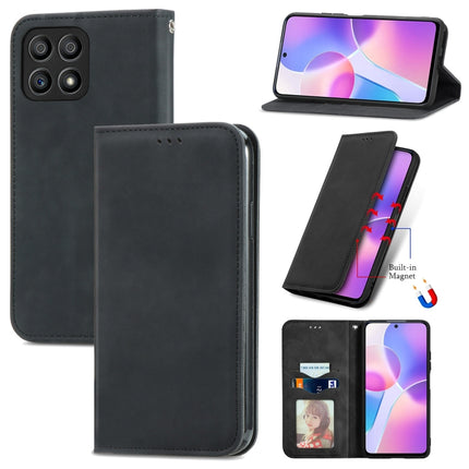 Retro Skin Feel Magnetic Horizontal Flip Leather Phone Case, For Nokia G300, For  Honor 60, For Honor X10 Max 5G, For Honor X30i