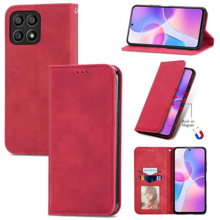 Retro Skin Feel Magnetic Horizontal Flip Leather Phone Case, For Nokia G300, For  Honor 60, For Honor X10 Max 5G, For Honor X30i