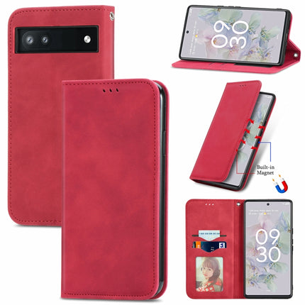 Retro Skin Feel Magnetic Horizontal Flip Leather Phone Case, For Google Pixel 6a, For Motorola Moto G31, For Motorola Moto G51, For Motorola Moto G71 5G