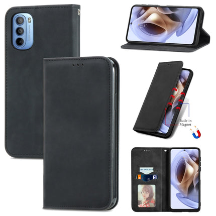 Retro Skin Feel Magnetic Horizontal Flip Leather Phone Case, For Google Pixel 6a, For Motorola Moto G31, For Motorola Moto G51, For Motorola Moto G71 5G