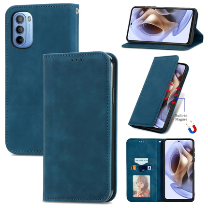 Retro Skin Feel Magnetic Horizontal Flip Leather Phone Case, For Google Pixel 6a, For Motorola Moto G31, For Motorola Moto G51, For Motorola Moto G71 5G