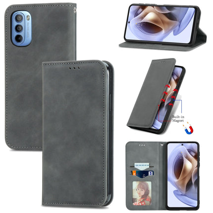 Retro Skin Feel Magnetic Horizontal Flip Leather Phone Case, For Google Pixel 6a, For Motorola Moto G31, For Motorola Moto G51, For Motorola Moto G71 5G
