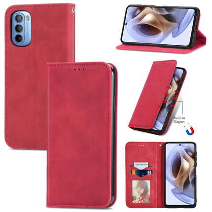Retro Skin Feel Magnetic Horizontal Flip Leather Phone Case, For Google Pixel 6a, For Motorola Moto G31, For Motorola Moto G51, For Motorola Moto G71 5G