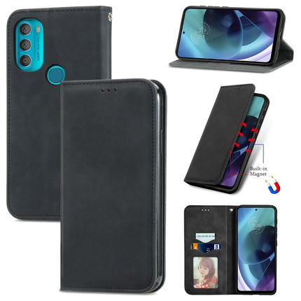 Retro Skin Feel Magnetic Horizontal Flip Leather Phone Case, For Google Pixel 6a, For Motorola Moto G31, For Motorola Moto G51, For Motorola Moto G71 5G