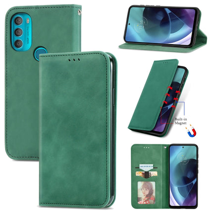 Retro Skin Feel Magnetic Horizontal Flip Leather Phone Case, For Google Pixel 6a, For Motorola Moto G31, For Motorola Moto G51, For Motorola Moto G71 5G