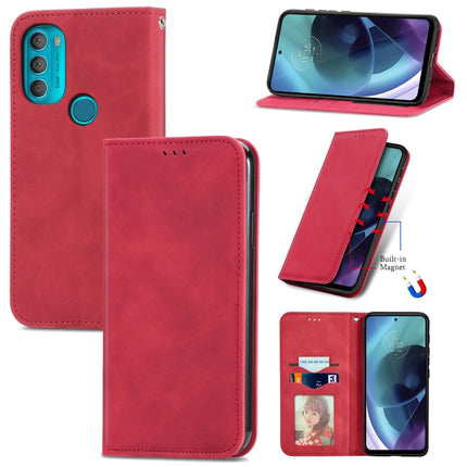 Retro Skin Feel Magnetic Horizontal Flip Leather Phone Case, For Google Pixel 6a, For Motorola Moto G31, For Motorola Moto G51, For Motorola Moto G71 5G
