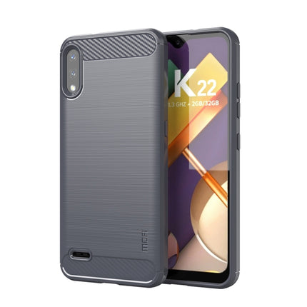 MOFI Gentleness Brushed Carbon Fiber Soft TPU Case, For LG K22 / K22 Plus, For LG K42, For LG K52 / K62 / K62+ / Q52 / Q62, For LG K92, For Google Pixel 6A, For Motorola Moto G51  5G