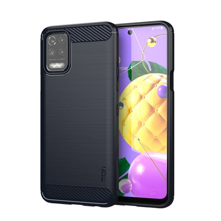 MOFI Gentleness Brushed Carbon Fiber Soft TPU Case, For LG K22 / K22 Plus, For LG K42, For LG K52 / K62 / K62+ / Q52 / Q62, For LG K92, For Google Pixel 6A, For Motorola Moto G51  5G