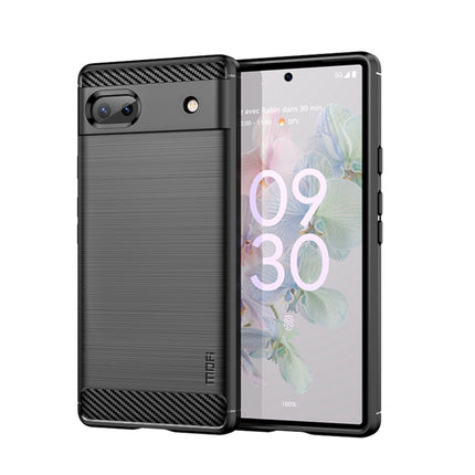 MOFI Gentleness Brushed Carbon Fiber Soft TPU Case, For LG K22 / K22 Plus, For LG K42, For LG K52 / K62 / K62+ / Q52 / Q62, For LG K92, For Google Pixel 6A, For Motorola Moto G51  5G