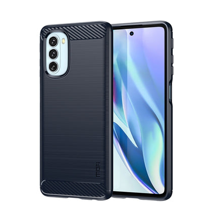 MOFI Gentleness Brushed Carbon Fiber Soft TPU Case, For LG K22 / K22 Plus, For LG K42, For LG K52 / K62 / K62+ / Q52 / Q62, For LG K92, For Google Pixel 6A, For Motorola Moto G51  5G