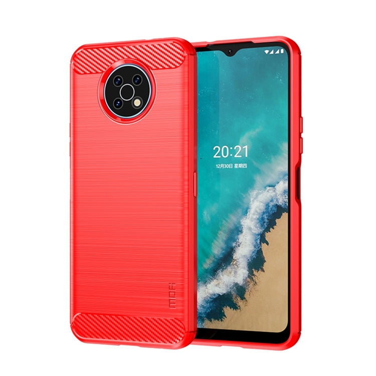 MOFI Gentleness Brushed Carbon Fiber Soft TPU Case, For Nokia G50, For Samsung Galaxy A53 5G, For Sony Xperia Pro-I, For OnePlus 10 Pro 5G, For OnePlus Nord CE 5G