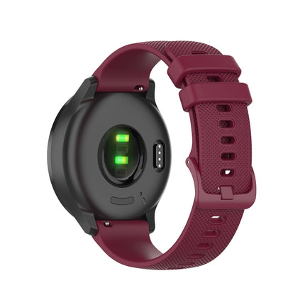 Small Lattice Silicone Sports Strap, For Garmin Vivomove HR Sport, For Garmin Vivoactive 3