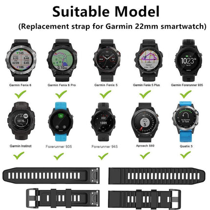 Silicone Sports Strap, For Garmin Instinct