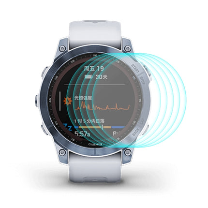 For Garmin Fenix 7 ENKAY 0.2mm 9H Tempered Glass Screen Protector Watch Film, 1 PC, 2 PCS, 5 PCS, 10 PCS