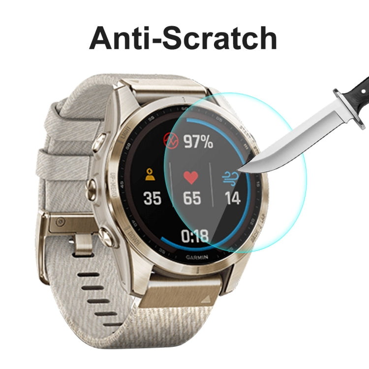 For Garmin Fenix 7S ENKAY 0.2mm 9H Tempered Glass Screen Protector Watch Film, 1 PC, 2 PCS, 5 PCS, 10 PCS