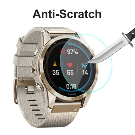 For Garmin Fenix 7S ENKAY 0.2mm 9H Tempered Glass Screen Protector Watch Film, 1 PC, 2 PCS, 5 PCS, 10 PCS