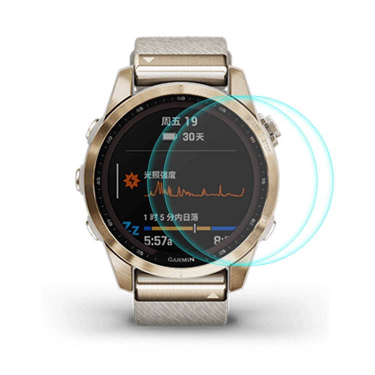 For Garmin Fenix 7S ENKAY 0.2mm 9H Tempered Glass Screen Protector Watch Film, 1 PC, 2 PCS, 5 PCS, 10 PCS
