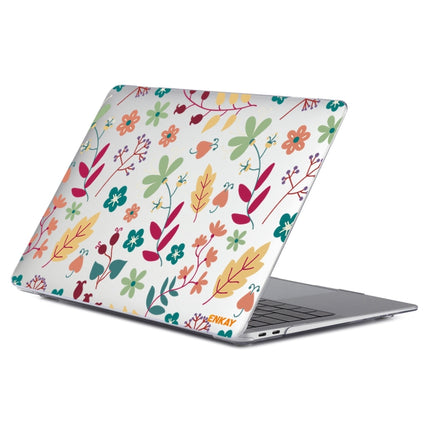 ENKAY Flower Series Pattern Laotop Protective Crystal Case For MacBook Pro 14.2 inch A2442 (2021), For MacBook Pro 14.2 inch A2442 (2021)/14 inch A3434 2025 (M5), For MacBook Pro 14.2 inch A2442 (2021)