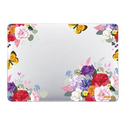 ENKAY Flower Series Pattern Laotop Protective Crystal Case For MacBook Pro 14.2 inch A2442 (2021), For MacBook Pro 14.2 inch A2442 (2021)/14 inch A3434 2025 (M5), For MacBook Pro 14.2 inch A2442 (2021)