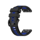 For Garmin Fenix 7X / Black Blue