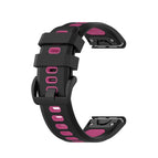 For Garmin Fenix 7X / Black Magenta