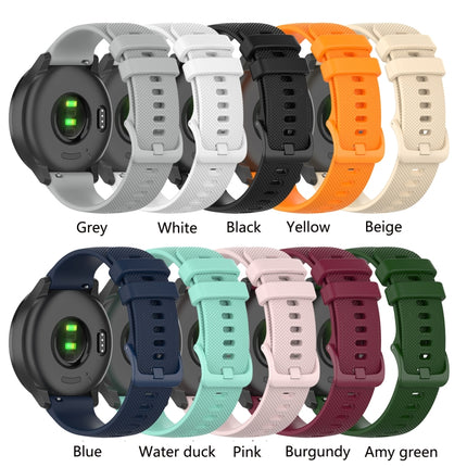 Checkered Silicone Strap, For Ticwatch GTH, For Ticwatch E3