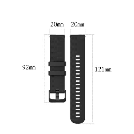 Checkered Silicone Strap, For Amazfit GTR 42mm, For Amazfit GTS