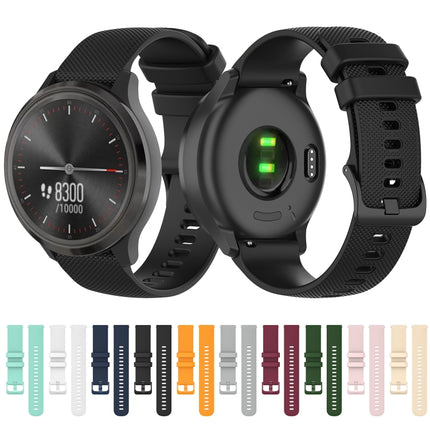 22mm Checkered Silicone Strap, For Huawei Watch 3, For Huawei Watch 3 Pro