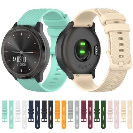 22mm Checkered Silicone Strap, For Honor Magic Watch 2 46mm, For Honor Magic