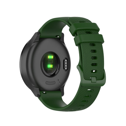22mm Checkered Silicone Strap, For Samsung Galaxy Watch3 45MM, For Samsung Galaxy Watch 46mm