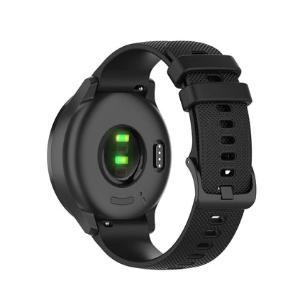 22mm Checkered Silicone Strap, For Samsung Galaxy Watch3 45MM, For Samsung Galaxy Watch 46mm