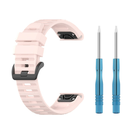 22mm Solid Color Silicone Quick Release Strap,, For Garmin Fenix 7 / EPIX