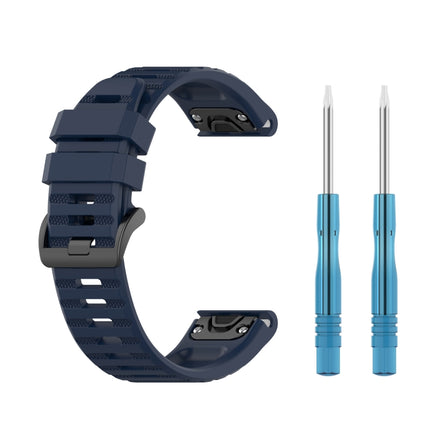 22mm Solid Color Silicone Quick Release Strap,, For Garmin Fenix 7 / EPIX