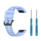 For Garmin Fenix 7X / Chrysanthemum Blue