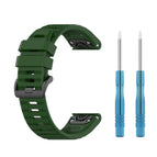 For Garmin Fenix 7X / Army Green