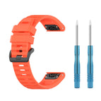 For Garmin Fenix 7X / Coral Red