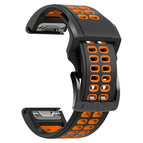 For Garmin Fenix 7X / Black Orange