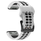 For Garmin Fenix 7X / White Black