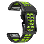 For Garmin Fenix 7X / Black Green
