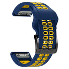 For Garmin Fenix 7X / Blue Yellow