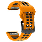 For Garmin Fenix 7X / Orange Black