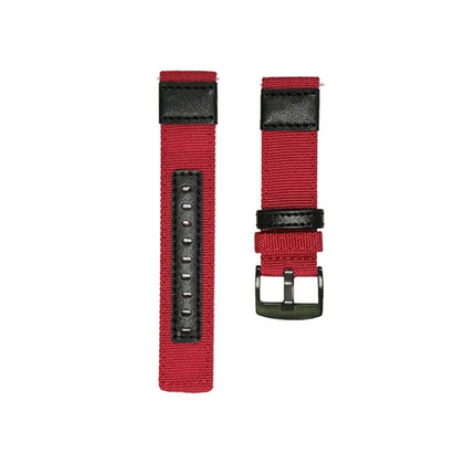 20mm Canvas Wear-resistant Strap, For Garmin Move Luxe, For Garmin Move Style, For Garmin Venu SQ, For Garmin Forerunner 645 Music