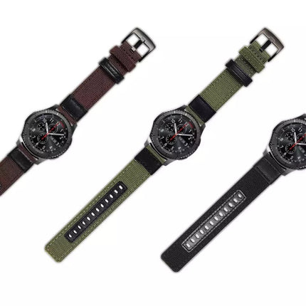 20mm Canvas Wear-resistant Strap, For Garmin Venu 2 Plus, For Garmin Move Sport, For Garmin Move 3