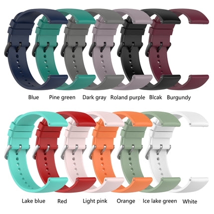 20mm Solid Color Silicone Strap, For Garmin Move Luxe, For Garmin Move Style