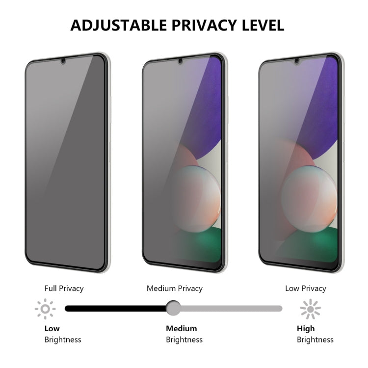 For Samsung Galaxy F42 5G ENKAY 28 Degree Anti-peeping Tempered Glass Full Screen Film, For Samsung Galaxy F42 5G(1 PC), For Samsung Galaxy F42 5G(2 PCS), For Samsung Galaxy F42 5G(5 PCS)